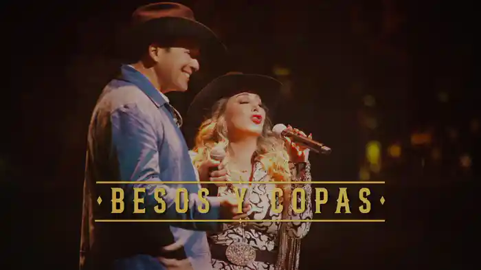 Besos y Copas (En Vivo/LETRA)