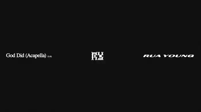 God Did (Acapella / Visualizer)