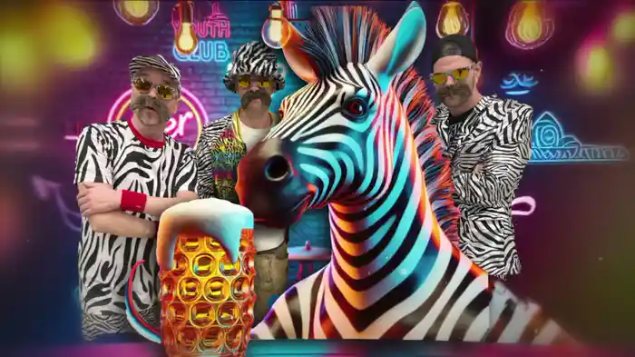 Zebrastreifenpferd (Malle Mix)