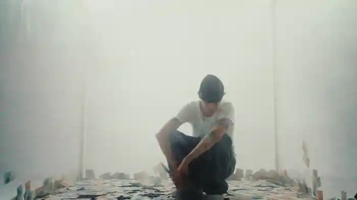 IM GLASHAUS MIT SCHEINEN WERFEN