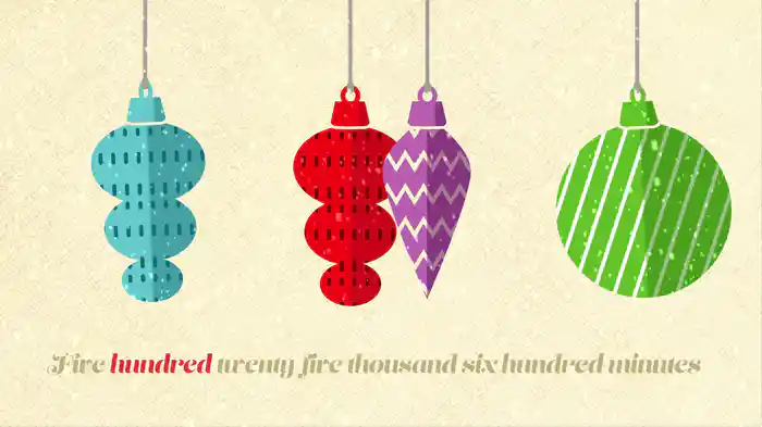 Seasons Of Love (Lyric Video)