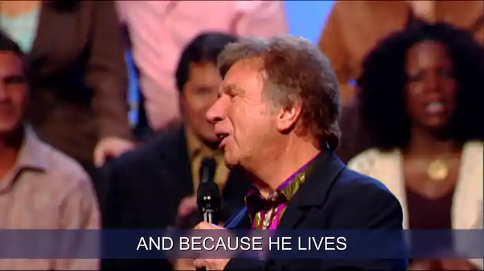 Because He Lives (Lyric Video / Live )