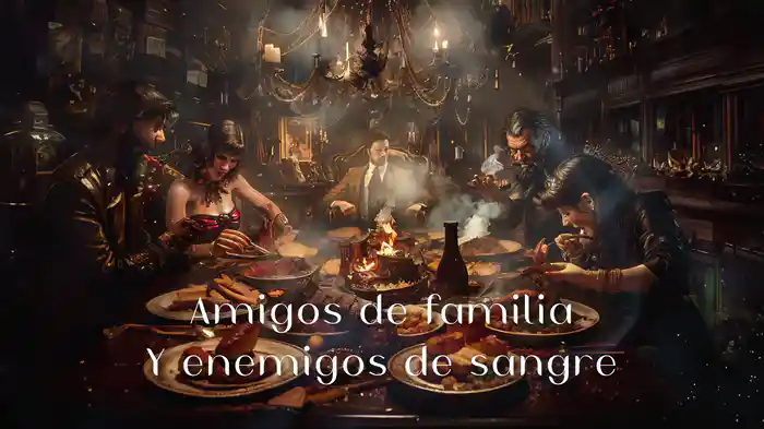 Amigos De Familia Y Enemigos De Sangre (LETRA)