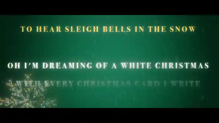 White Christmas (Lyric Video)