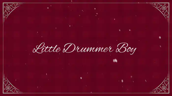 Little Drummer Boy (Lyric Video)