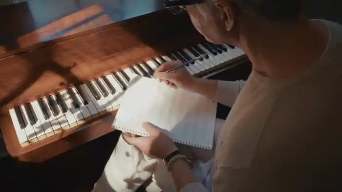 held by evening (solo piano)