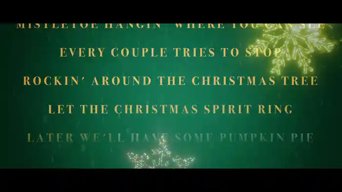Rockin’ Around The Christmas Tree (Lyric Video)