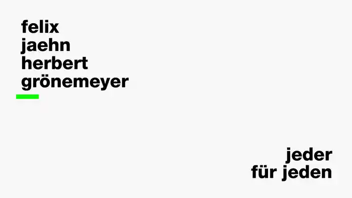 Jeder für Jeden (Lyric Video)