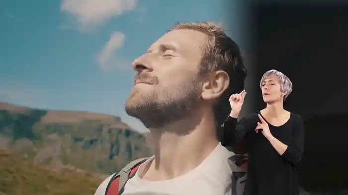 Seisch e Gruess (Gebärdensprache)