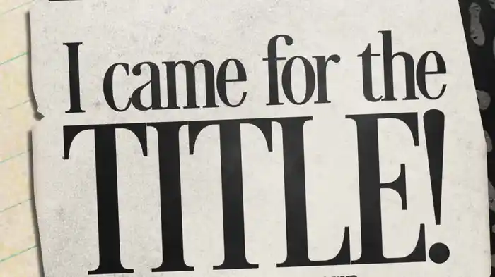 The Title (Lyric Video)