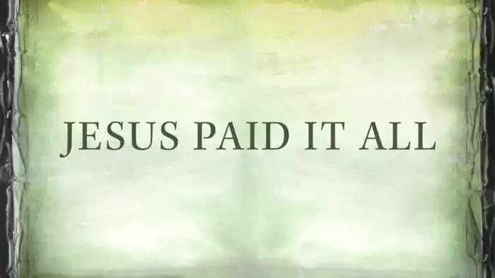 Jesus Paid It All (Lyric Video)