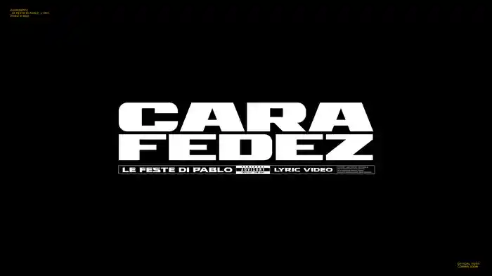 Le Feste Di Pablo (Lyric Video)