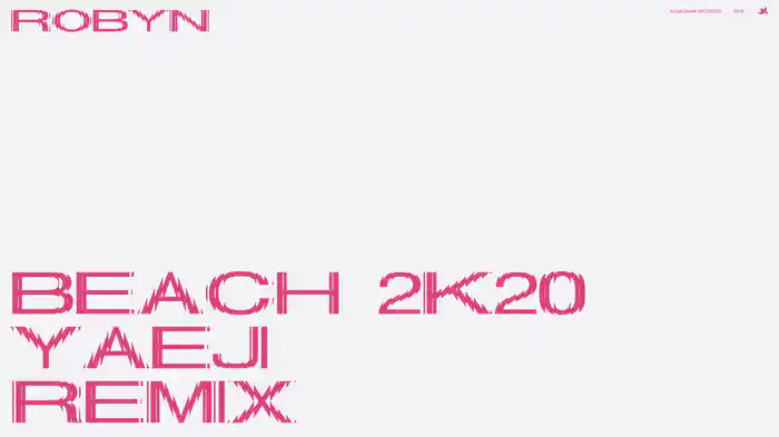 Beach2k20 (Yaeji Remix / Audio)