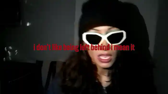 i don't like being left behind (Lyric Video)