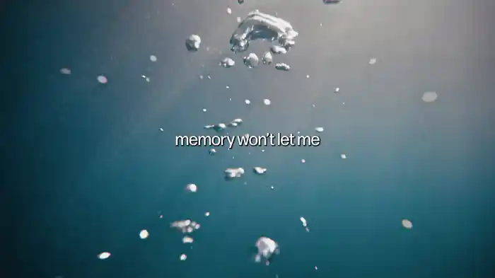 Memory Won't Let Me (Lyric Video)