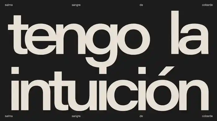 TENGO LA INTUICIÓN (Visualizer)