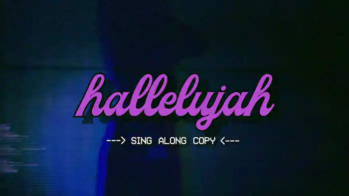 hallelujah (lyric video)