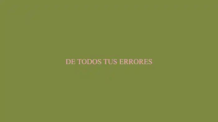 Tus Errores (Lyric Video)