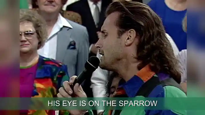 His Eye Is On The Sparrow (Lyric Video / Live)