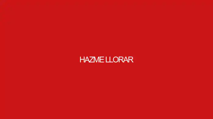HAZME LLORAR (Lyric Video)