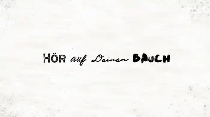 Hör auf deinen Bauch (Lyric Video)