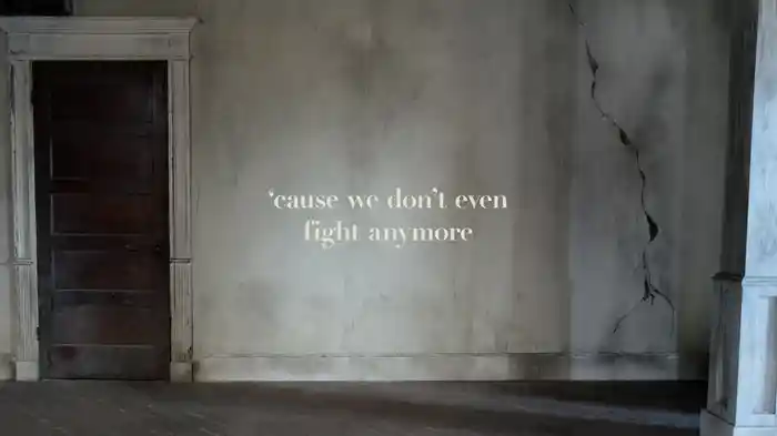 We Don't Fight Anymore (Lyric Video)