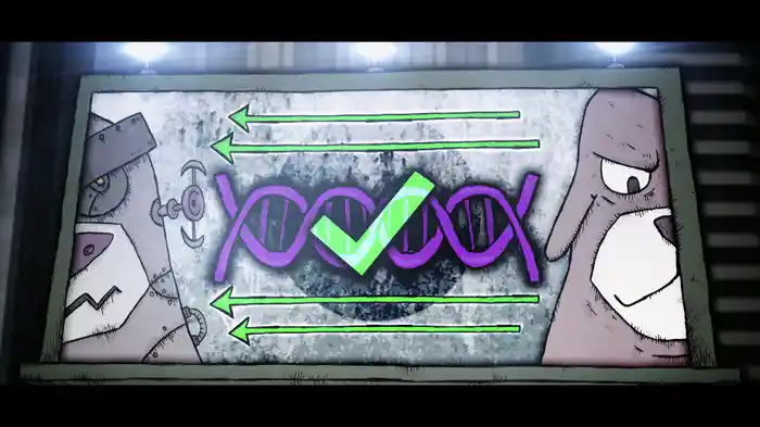 Death of a Robot with Human Hair