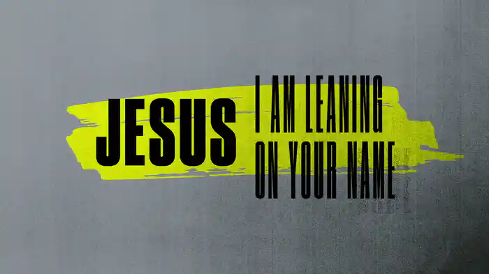 I'm Leaning On You (Lyric Video)