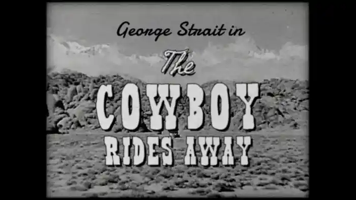 The Cowboy Rides Away (Lyric Video)