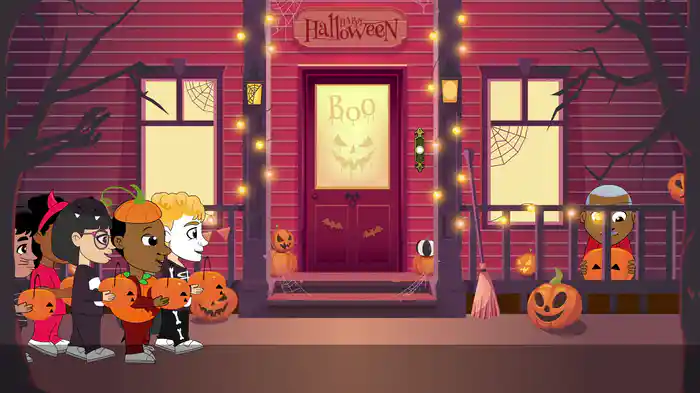 Girls and Boys Come Trick or Treat