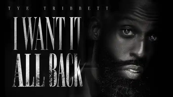 I Want It All Back (Live / Audio)