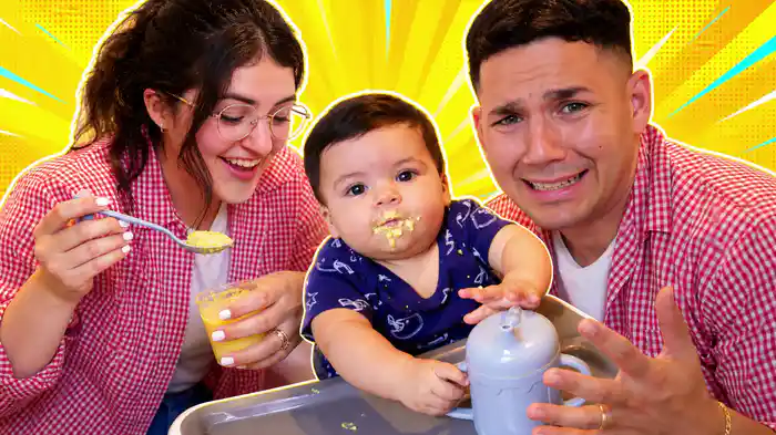 ¡Lupillo y Rosita cuidan al Meñibaby!