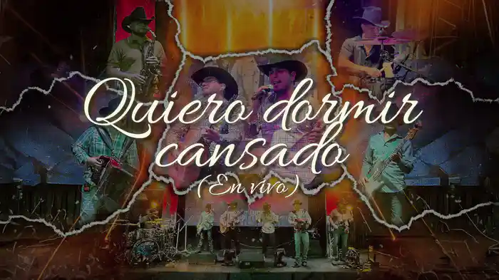 Quiero Dormir Cansado (En Vivo / LETRA)