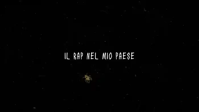 Il Rap Nel Mio Paese (Lyric Video)