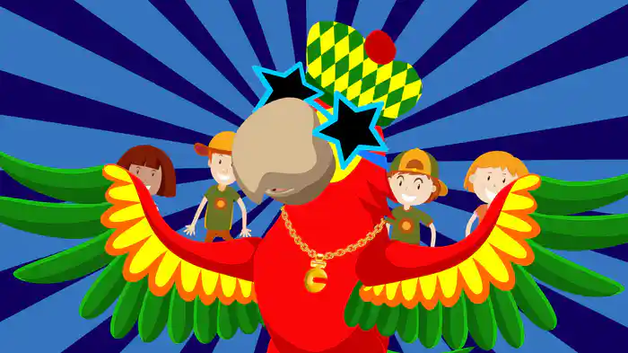 Ich habe einen kleinen Papagei