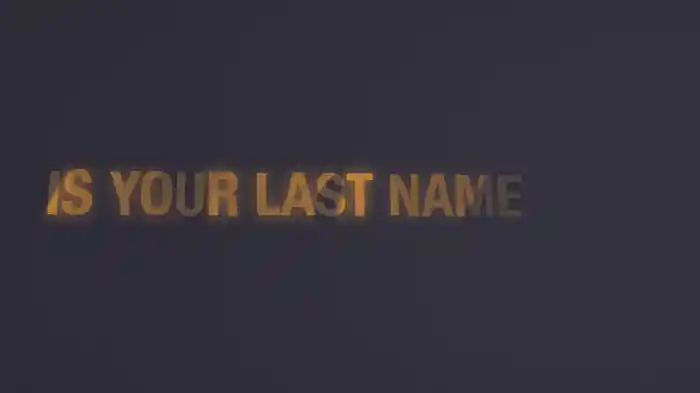Last Name (Lyric Video)