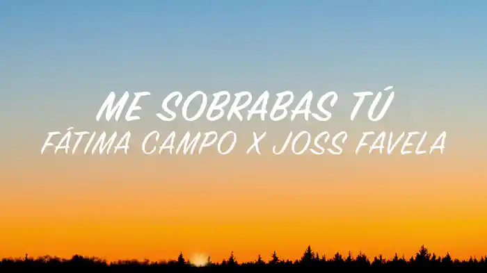 Me Sobrabas Tú (LETRA / En Vivo)