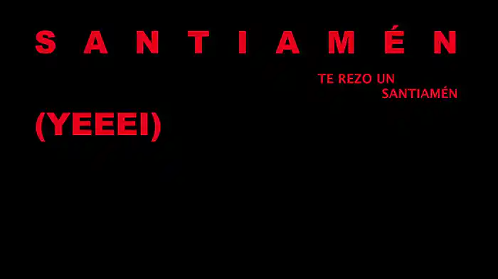 SANTIAMÉN - con Carla Clavijo & Mike Castillo (Lyric Video)