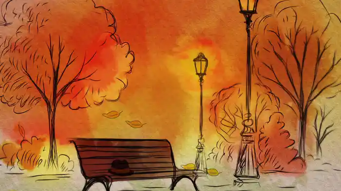 Orange Colored Sky (Visualizer)