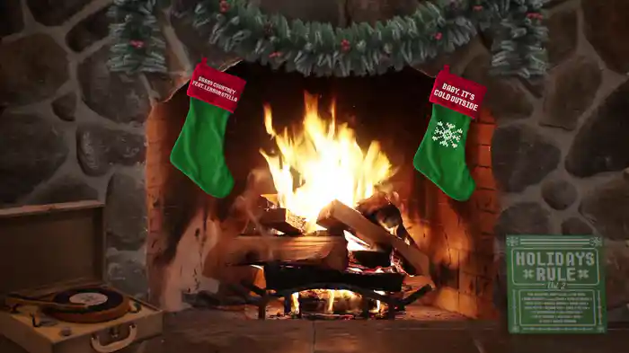 Baby, It's Cold Outside (Yule Log Audio)