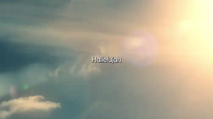 Hallelujah (Lyric Video)