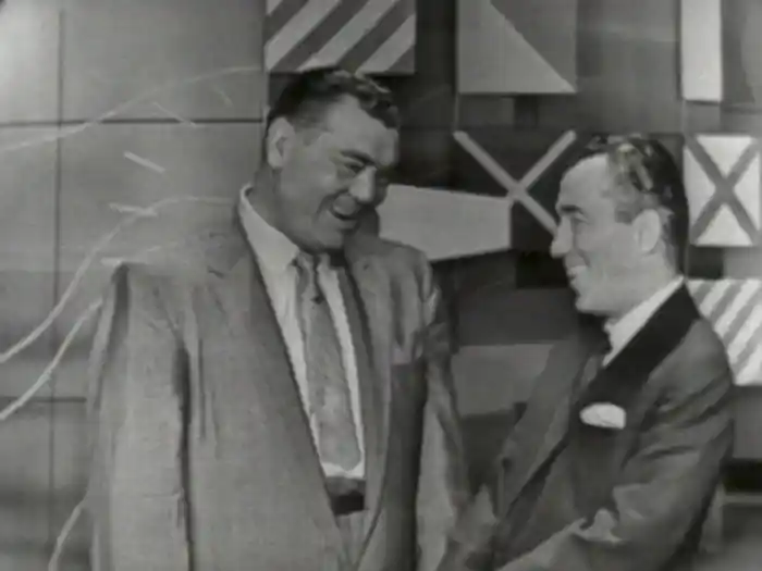 Discusses His Career & A Book On Fight Promoter Tex Rickard (Live On The Ed Sullivan Show, May 12,1957)