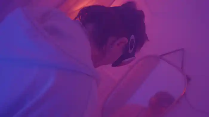 besoffen in den spiegel schauen