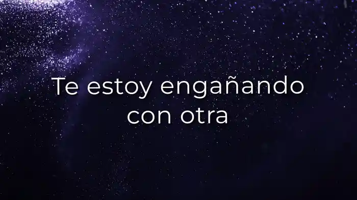 Te Estoy Engañando Con Otra (Karaoke)