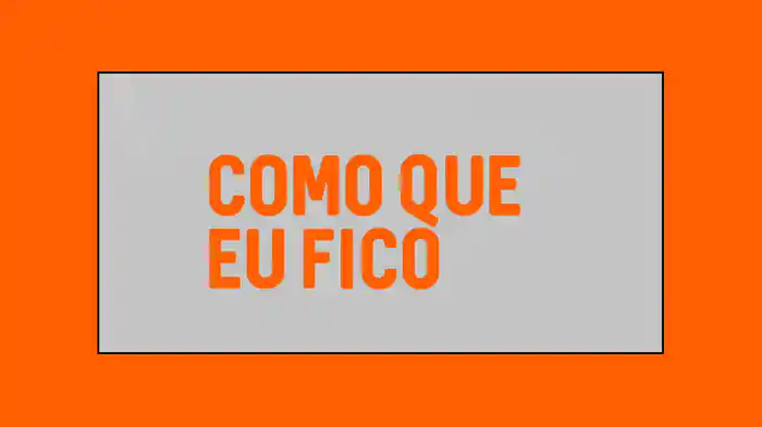Como Que Eu Fico (Lyric Video)