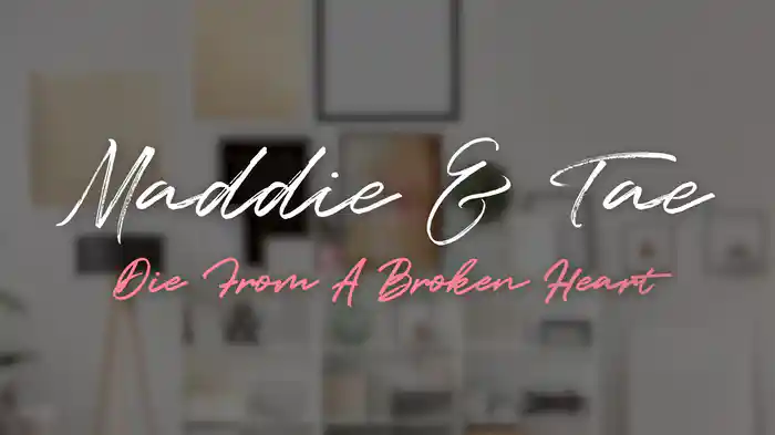 Die From A Broken Heart (Lyric Video)