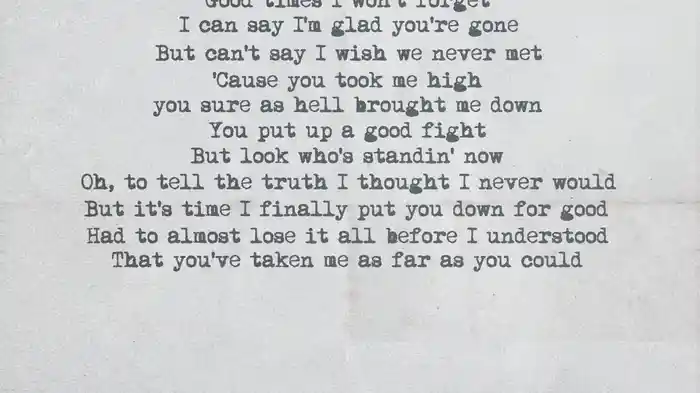 As Far As You Could (Lyric Video)