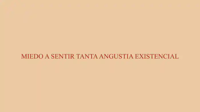 Angustia Existencial (Lyric Video)