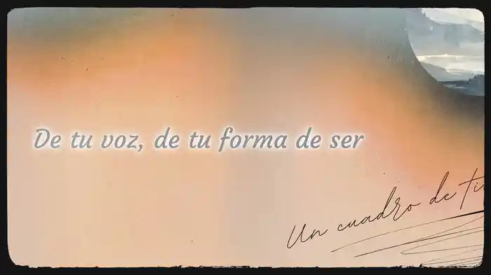 Un cuadro de ti (Lyric Video)