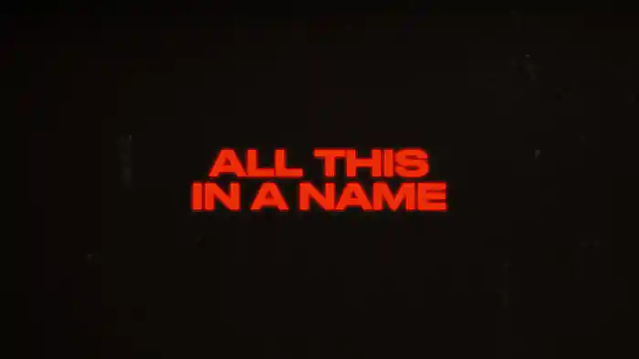 All This In A Name (Lyric Video)